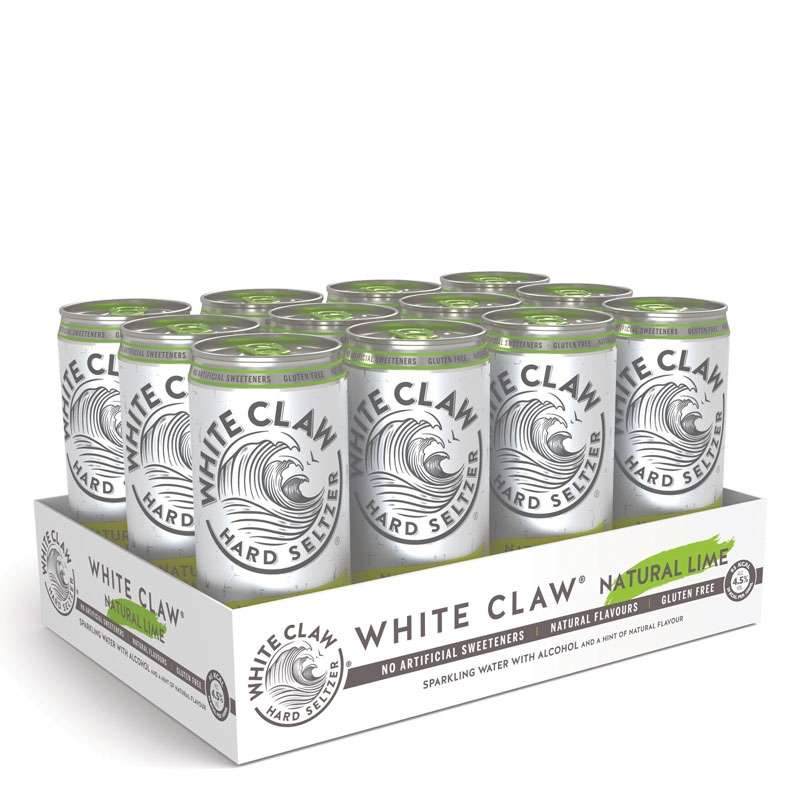 White Claw Hard Seltzer Natural Lime 12er Pack