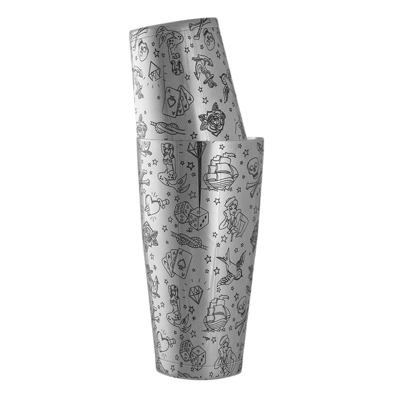 Urban Bar Shaker Tattoo Tin-on-Tin