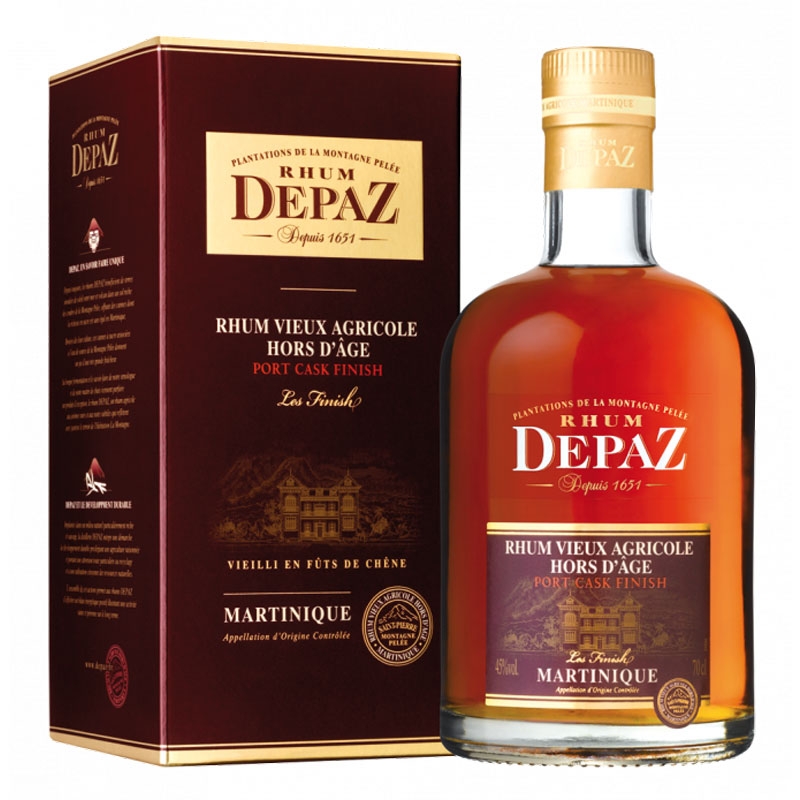 Depaz Rhum Port Cask Finish 8 Year Old (45% | 70cl)